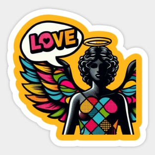 Black Angel Sticker